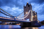 London tower bridge bus